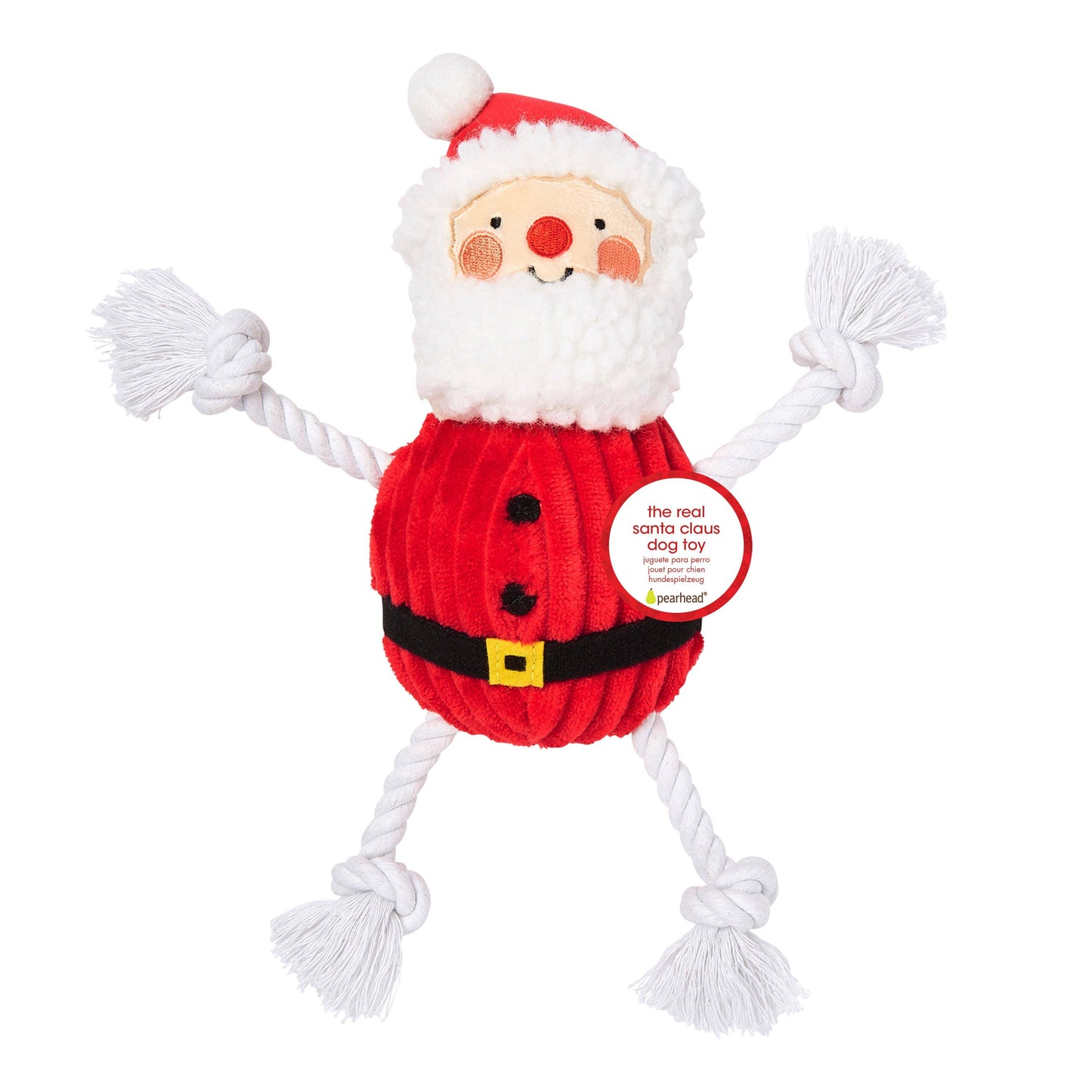 The Real Santa Claus Christmas Dog Toy, Pet Holiday Gift